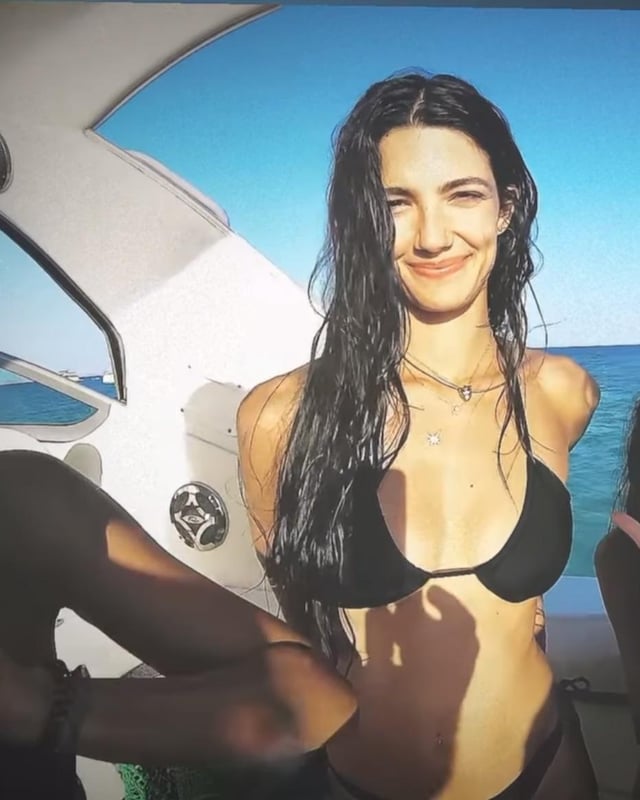 Tara Emad wearing a bikini