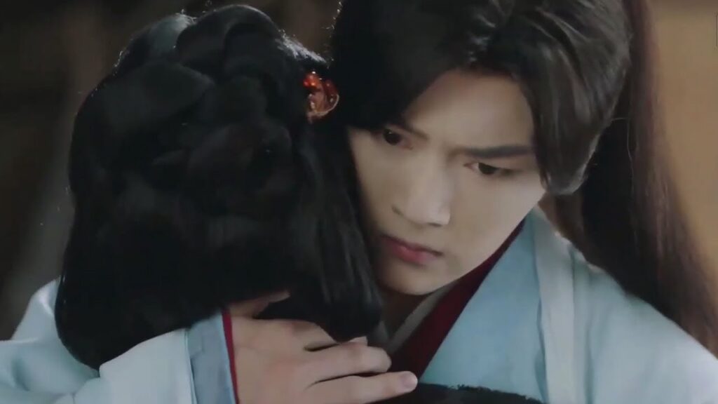 تدفعـه و تريد ان تنفصل عنه لانـه رجل نبيل وهي مجرد محظية ( حياة مزدوجة )