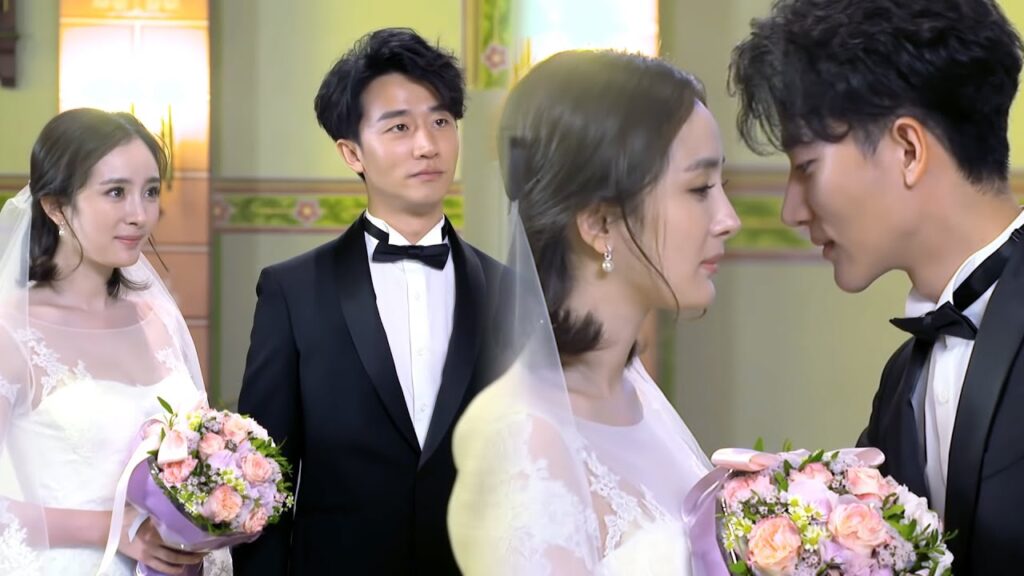 تحلم بطلتنا بأنها تتزوج حبيبها وكانا سعداء للأبد❤️مشهد رومانسي من دراما "عزيزي المترجم"