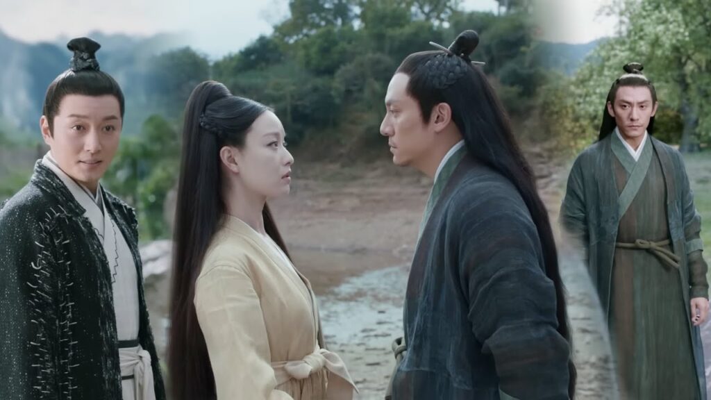 يشعر حبيبها بالغيرة برؤيتها قريبة من رجل ظهر فجأة ولكنها ترغب في جعله يتركها ويغادر💔مشهد من"حب وقدر"