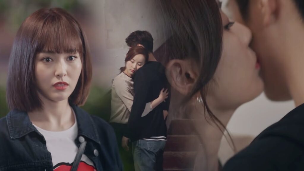 عندما تذهب لمقابلته تراه يعانق صديقتها فينكسر قلبها وتتركه وترحل😭مشهد درامي من "أراك ثانية"