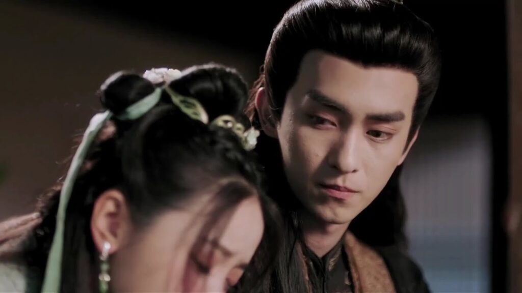 تبكي و تلوم حظـها لان اهلها تخلوا عنها والان تخشى ان يتركها  ايضا  ( مذكرات جاو جاو )