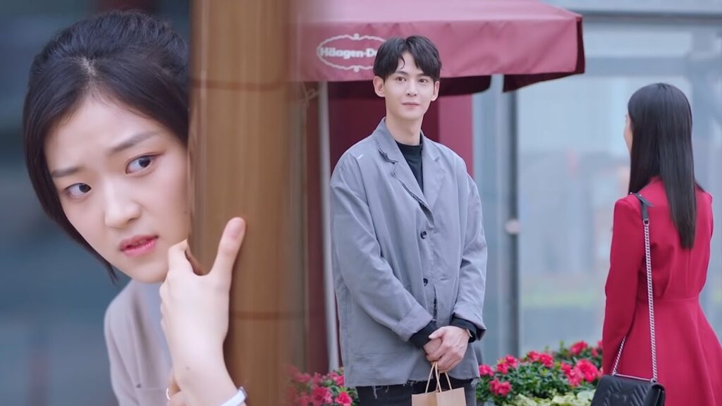 تغار فتاته عندما تصادف حب حبيبها الأول فتحاول إبعادها بطفولية لئلا يقابلها😅مشهد لطيف من "عدنا للحب"