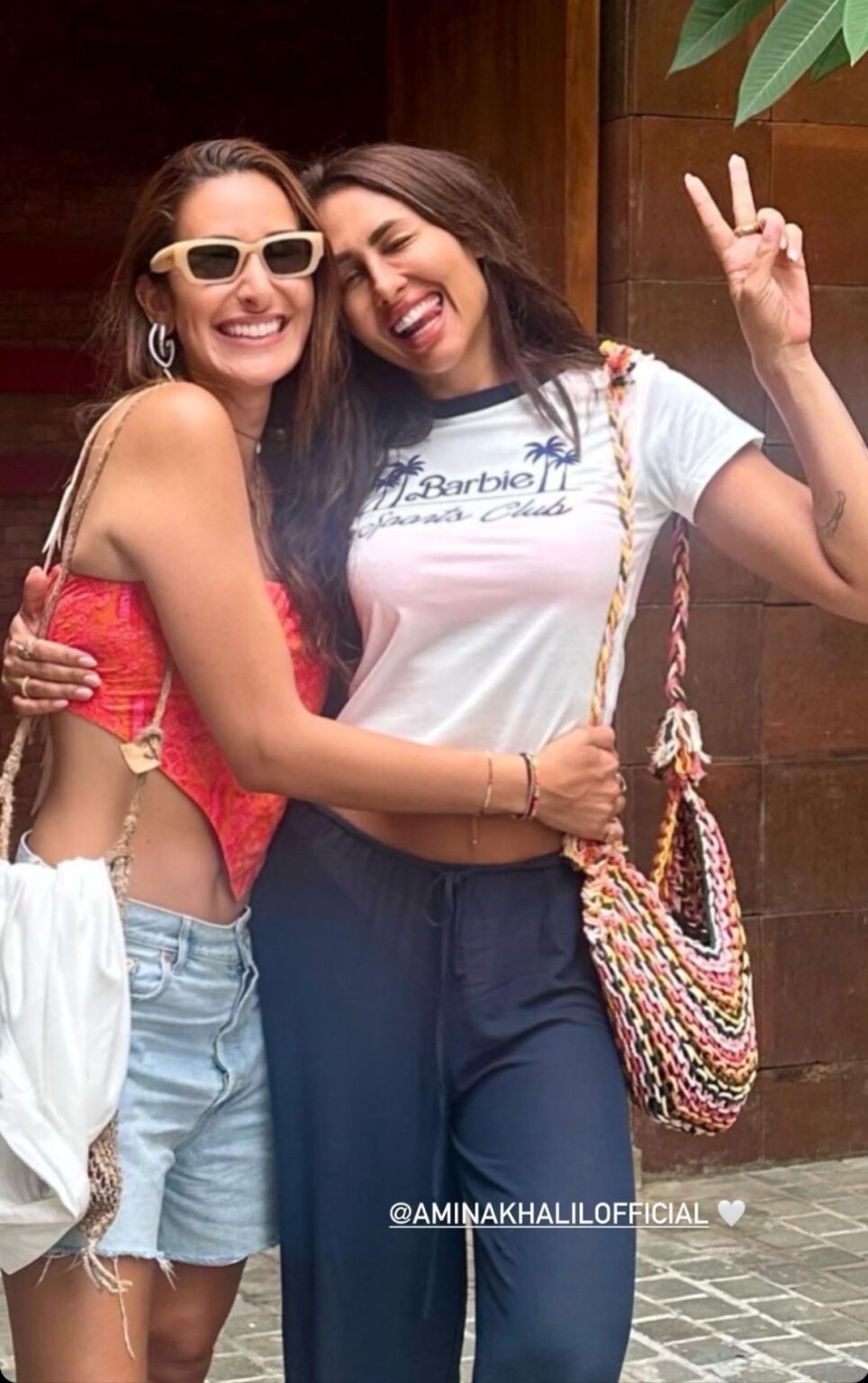 Amina Khalil and Enjy Kiwan