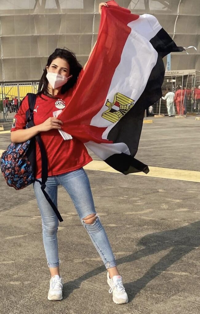 Nirvana is a very proud Egyptian 🇪🇬
