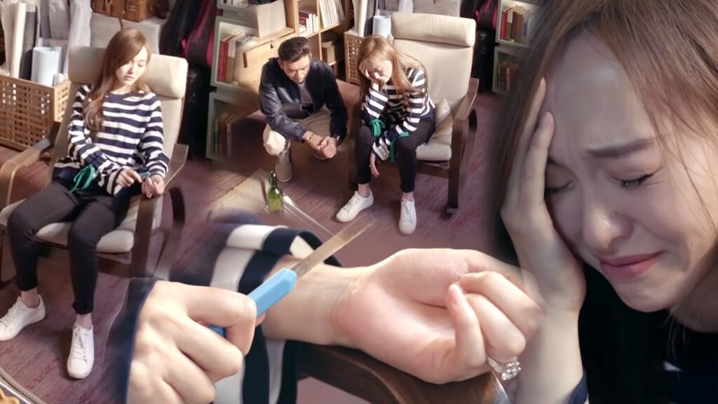 لا تتحمل بطلتنا فكرة موت حبيبها المفاجئ وغيابه عنها فتفكر في الانتحار💔مشهد حزين من "أراك ثانية"