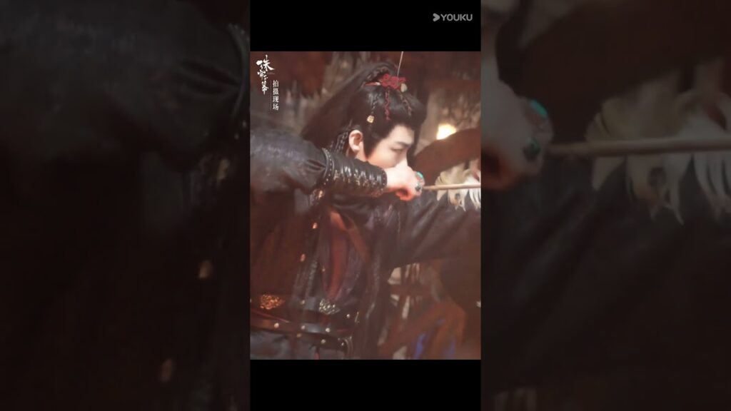 ليو يونينغ  و تصويبه المتقن😍 "قصة فتاة اللؤلؤة "   #youku #LiuYuning