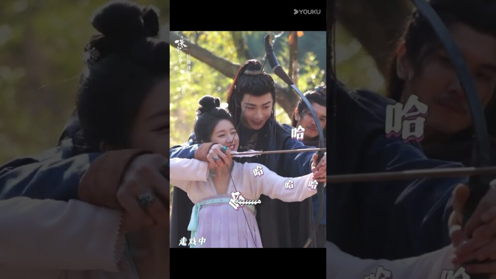 كواليس لطيفة لـ #قصة_فتاة_اللؤلؤ #ZhaoLusi #LiuYuning #youku