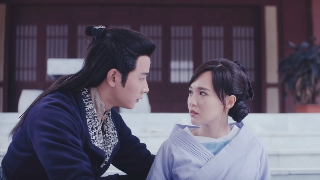 يكتشف الأمير بأن فتاته في خطر فيركض إليها لينقذها متجاهلا تعرضه للانكشاف😞مشهد من "الأميرة واي يونغ"