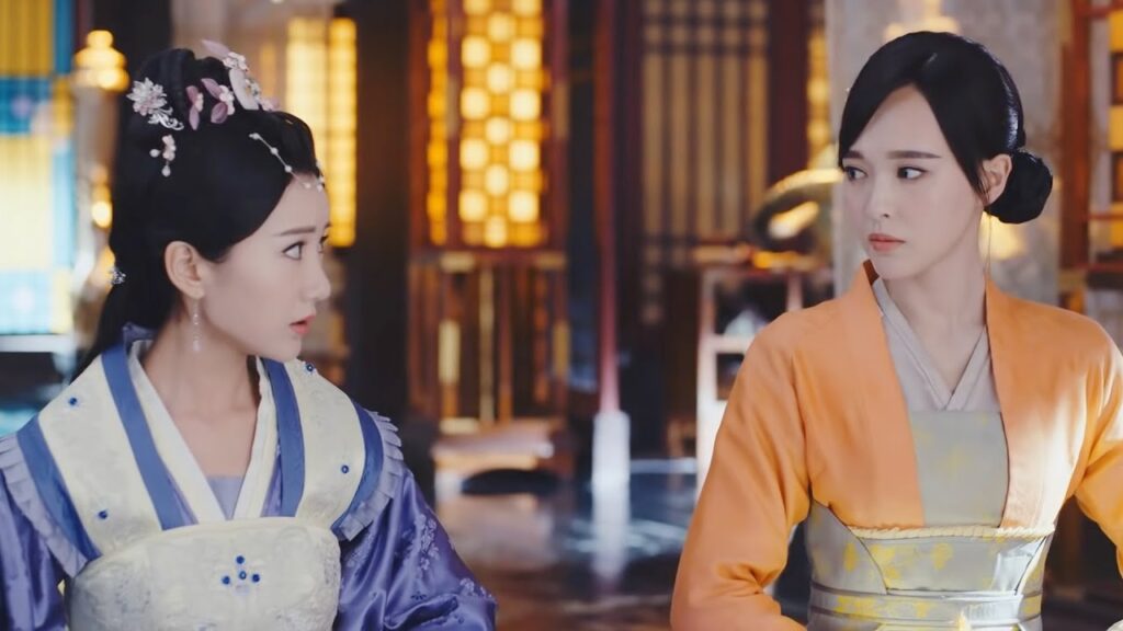 بخدعة بسيطة تمكنت أميرة ذكية من كشف حقيقة الفتاة التي تعتبرها شقيقتها😞مشهد من "الأميرة واي يونغ"