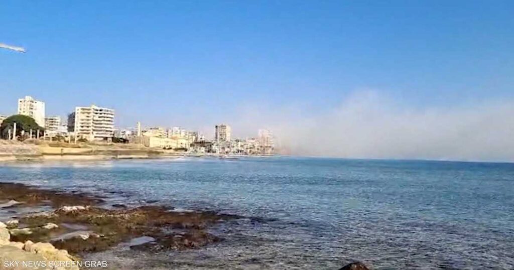 غارات إسرائيلية مكثفة على مدينة صور جنوبي لبنان