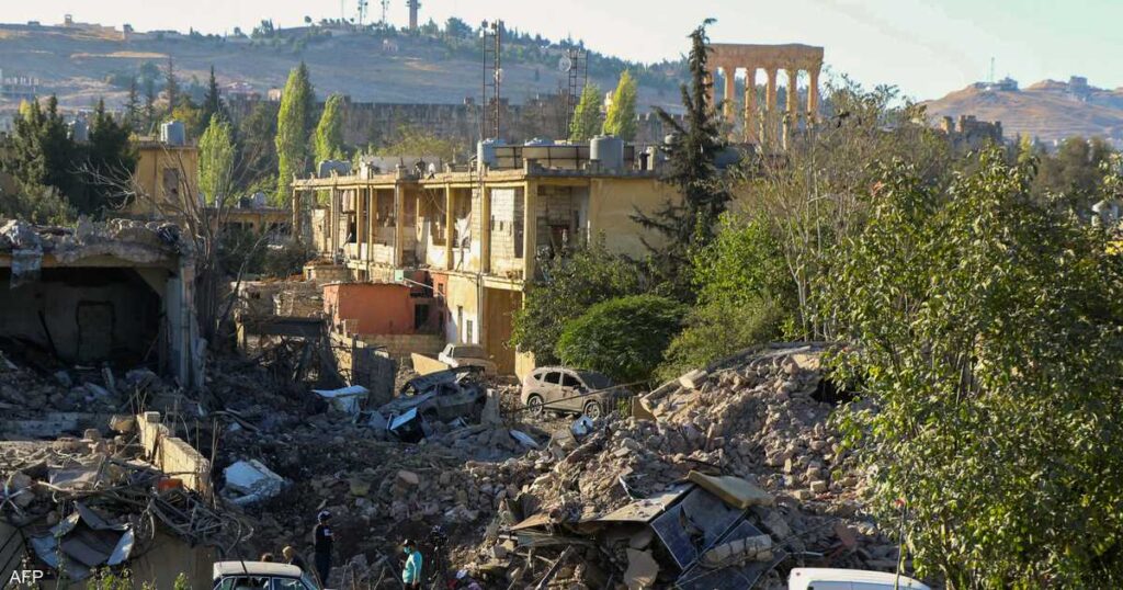 مقتل 19 شخصا في الغارات الإسرائيلية على مدينة بعلبك