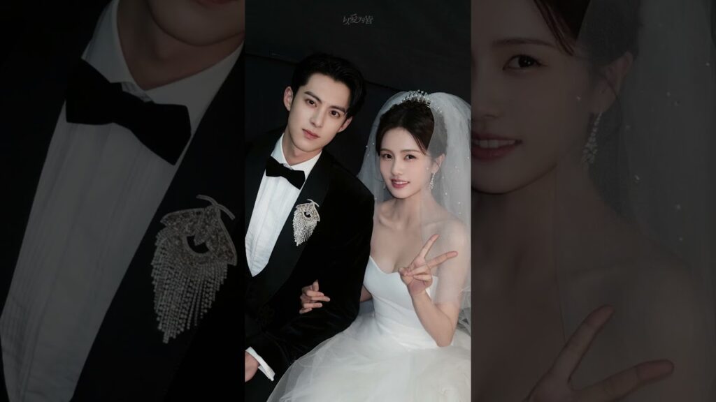 صور زفاف الزوجين لباي لو ووانغ هيدي👰🤵 #OnlyForLove