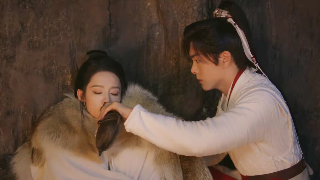 محادثة قلبية بين محاربنا وفتاته وقت حصارهما في كهف يكشفان فيها قصص حبهما الأولى❄️ليلة ثلجية: حب أبدي