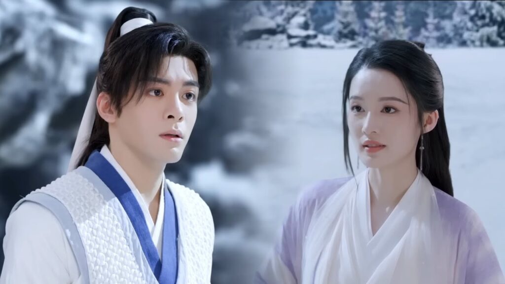 يحاول بطلنا التقرب من الجميلة ولكنها تصر على إظهار له جانبها اللئيم والجشع❄️ليلة ثلجية: حب أبدي