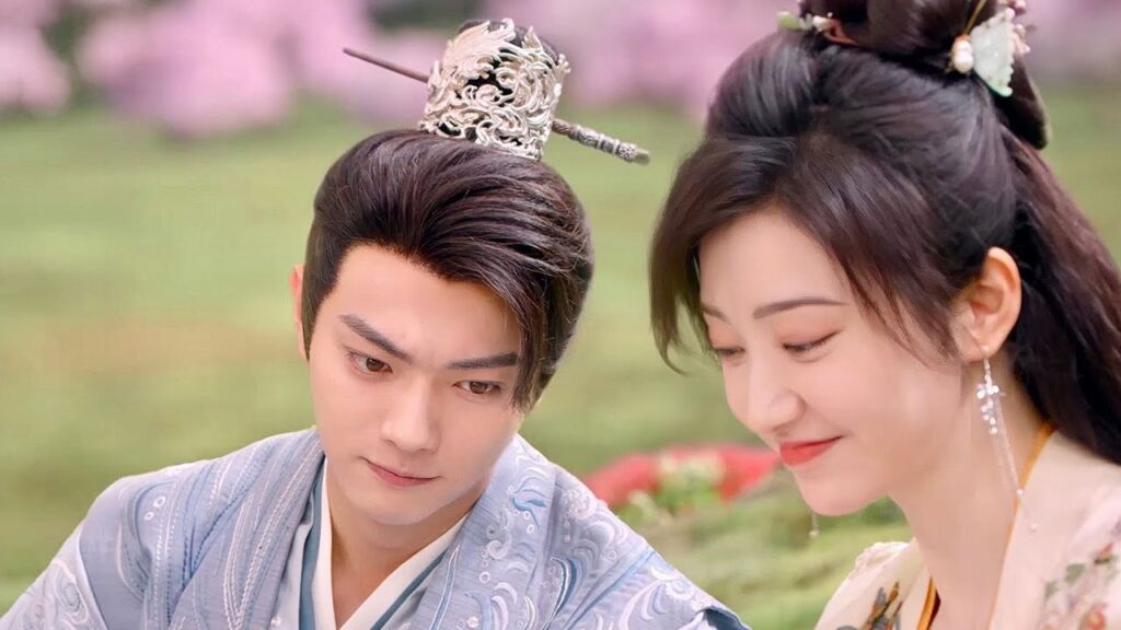 يعطيها رسوم ملونة عن قصـة حبهم و كيف كان لقائهم ( ارض عجائب الحب )