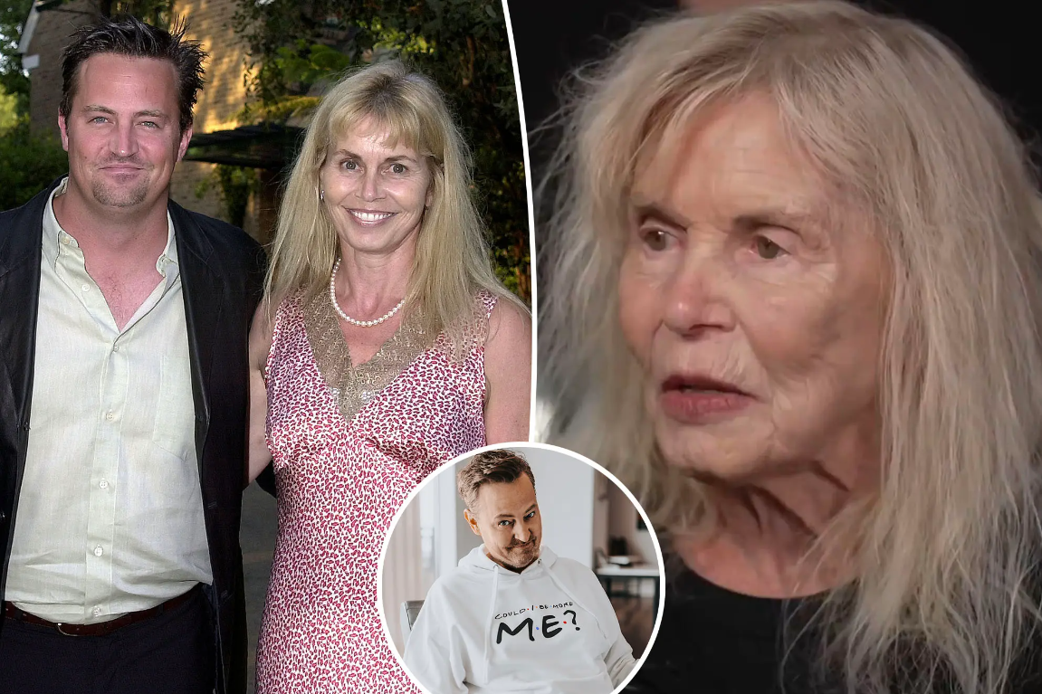 ماثيو بيري ووالدته ماثيو بيري ووالدته