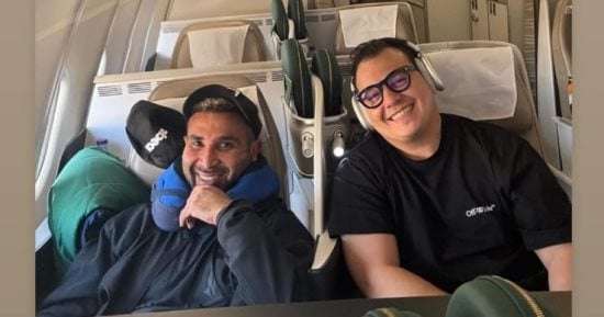 أول ظهور لـ أحمد سعد بعد خضوعه لعملية جراحية.. صورة