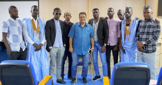 سيد فؤاد يقدم ماستر كلاس “الكتابة السينمائية” بمهرجان نواكشوط السينمائي سيد فؤاد يقدم ماستر كلاس "الكتابة السينمائية" بمهرجان نواكشوط السينمائي