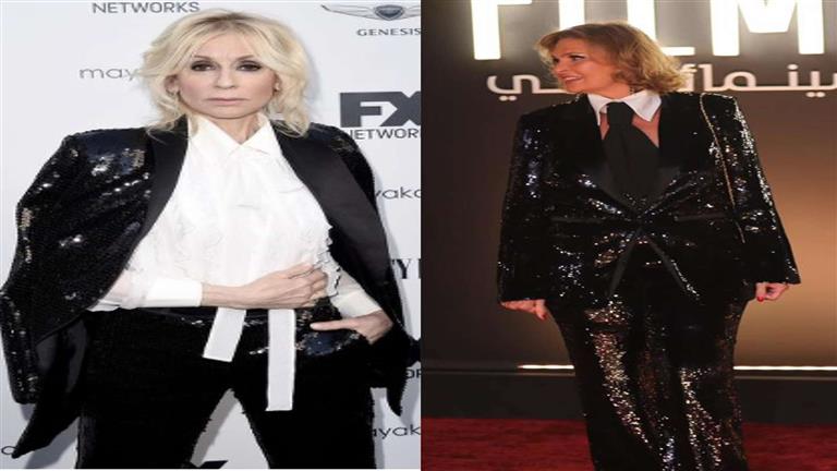 تشبه بدلة مايكل جاكسون| تفاصيل إطلالة يسرا في الجونة.. ارتدت تشبه بدلة مايكل جاكسون| تفاصيل إطلالة يسرا في الجونة.. ارتدت