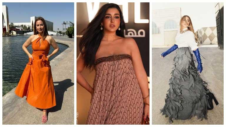 ريم مصطفى تكشف عن جمال والدتها ومي عمر متألقة.. 10 لقطات لنج