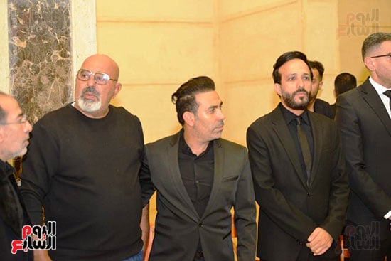 عزاء والدة الفنان احمد عصام (1)