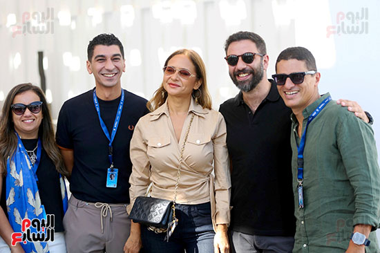 الفنانة نيلى كريم و عمرو منسى و مينا النجار و المخرج كريم الشناوى و سلمى الفوال الفنانة نيلى كريم و عمرو منسى و مينا النجار و المخرج كريم الشناوى و سلمى الفوال