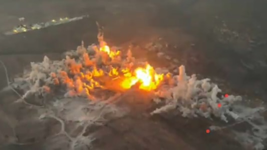 بالفيديو: لحظة تفجير قرية - MTV Lebanon News