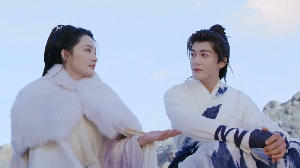 تقرر بطلتنا أخيرًا التخلي عن ماضيها ومشاهدة غروب الشمس برفقة حبيبها❄️مشهد من ليلة ثلجية: حب أبدي