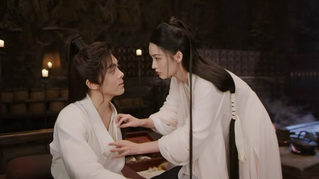 يتحول الشاب الوسيم إلى طفل صغير غيور يتطلع إلى قدوم حبيبته لرؤيته كل يوم❄️مشهد من ليلة ثلجية حب أبدي