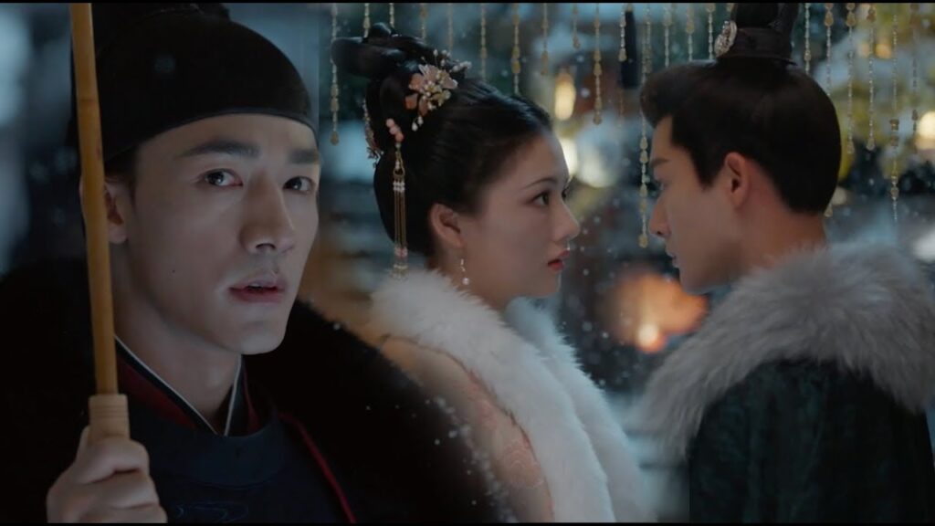 "أفتقدك!" يتسلل الوسيم لمقابلة فتاته بسرية والتعبير عن حبه ليلة رأس السنة في الثلج❤️مشهد "نهوض نينغ"