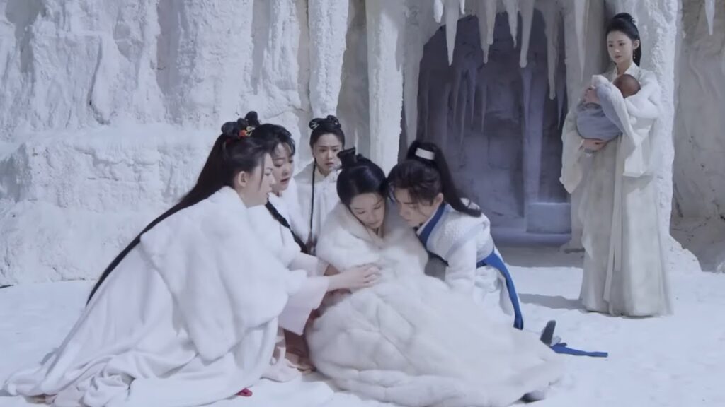 لم تترد بطلتنا في إنقاذ الطفل رغم مرضها وجسدها الضعيف فيحملها لإنقاذها! مشهد من ليلة ثلجية: حب أبدي