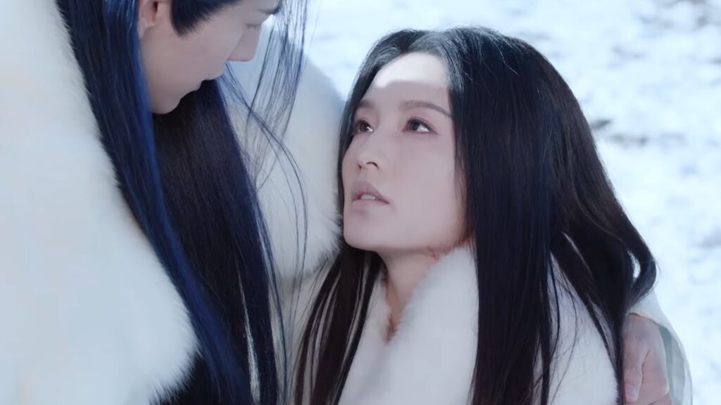 تموت بطلتنا بين ذراعي رجل آخر بينما يركض حبيبها للحاق بها❄️مشهد من ليلة ثلجية: حب أبدي