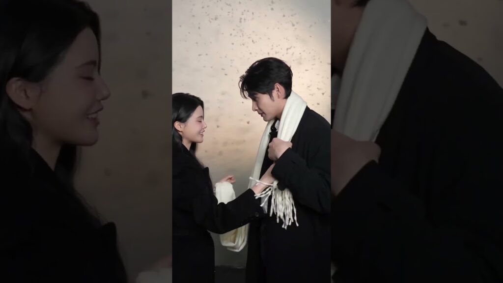 لنذهب الى مدينة الثلج ❄️ 💙  #ZhangBinbin #SunZhenni #الحب_المزهر #TheBlossomingLove