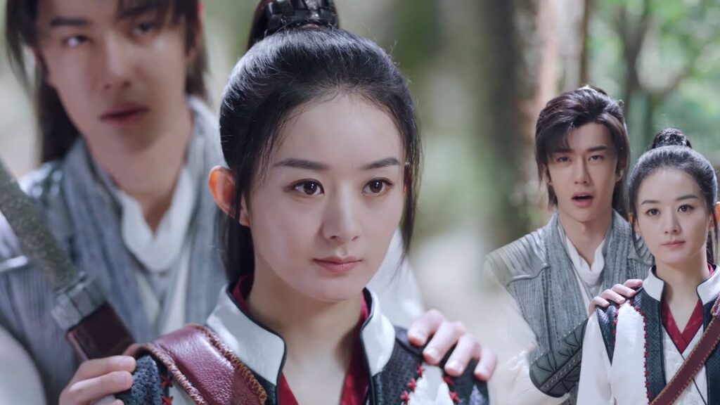 يواجه عدوًا مع فتاته فيتصرف بطلنا الشاب كالجبناء أول مرة ويختبأ خلف بطلتنا!😂مشهد من "أسطورة فاي"