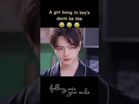 يظهر بملابس النوم امامها🤣 #الوقوع_بحب_ابتسامتك #fallingintoyoursmile #xukai #chengxiao #youku