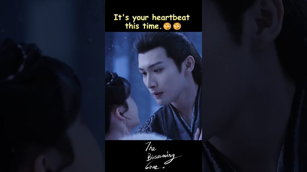 اخيرا قلبك بدأ ينبض لي 😍 #ZhangBinbin #SunZhenni #الحب_المزهر #TheBlossomingLove