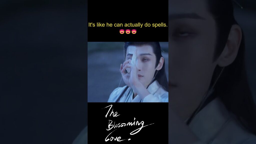 جاذبيته و سحره عند تفعيل التشكيلات❤️  #الحب_المزهر #TheBlossomingLove #wangduo