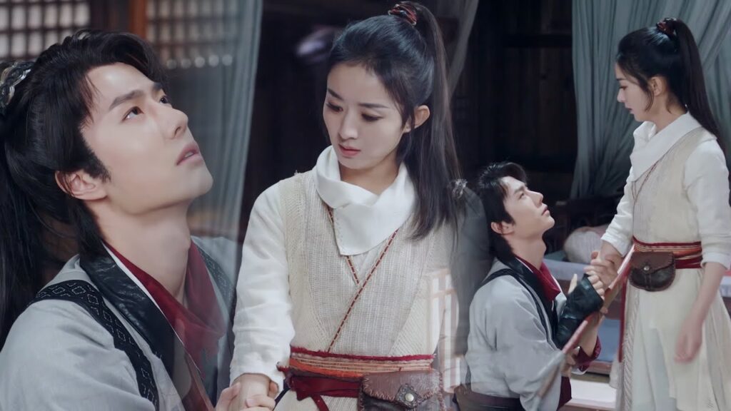 يتضح أن البطل كان يخدع حبيبته بشأن هويته فيتوسل إليهل لتسامحه❤️مشهد من "أسطورة فاي"