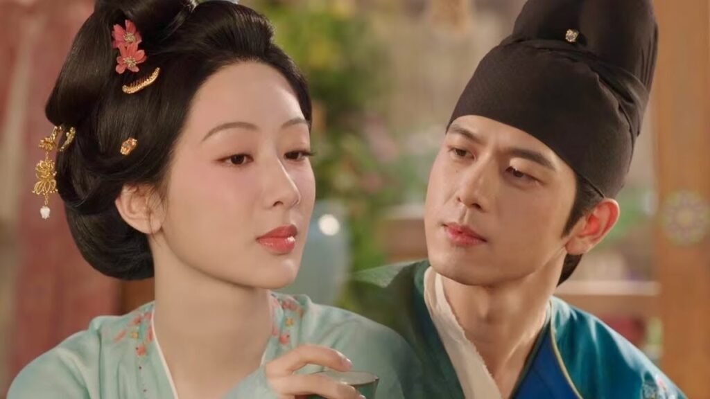 كانا البطلين يغازلان بعضهما البعض علانية فيسأل الإمبراطور عن وقت إنجاب طفلها😂مشهد "ازدهار الفاوانيا"