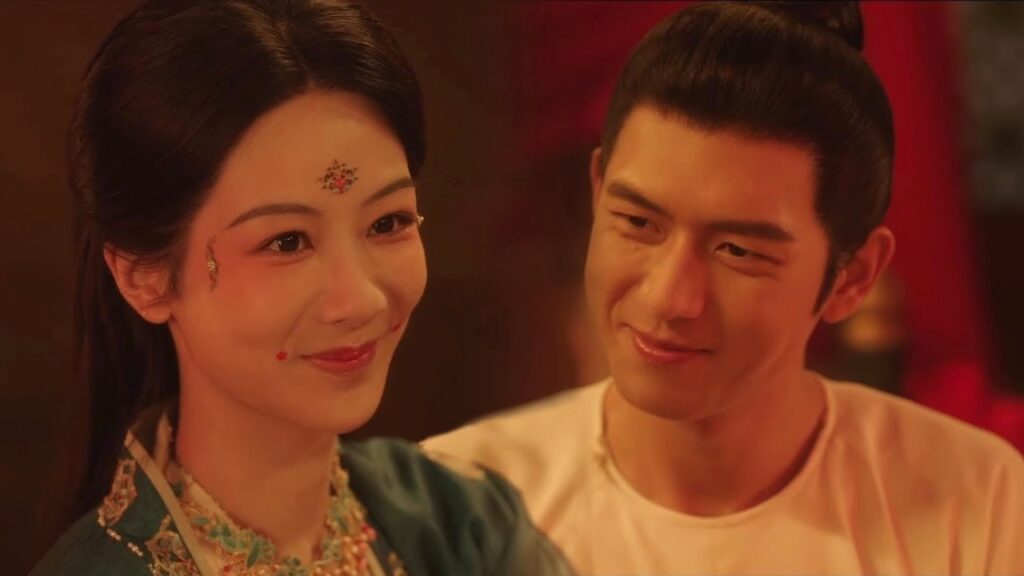 يدخل الزوجين بخجل إلى غرفة الزفاف ويريد الأصدقاء الدخول لمشاهدة المرح❤️😇مشهد من "ازدهار الفاوانيا"