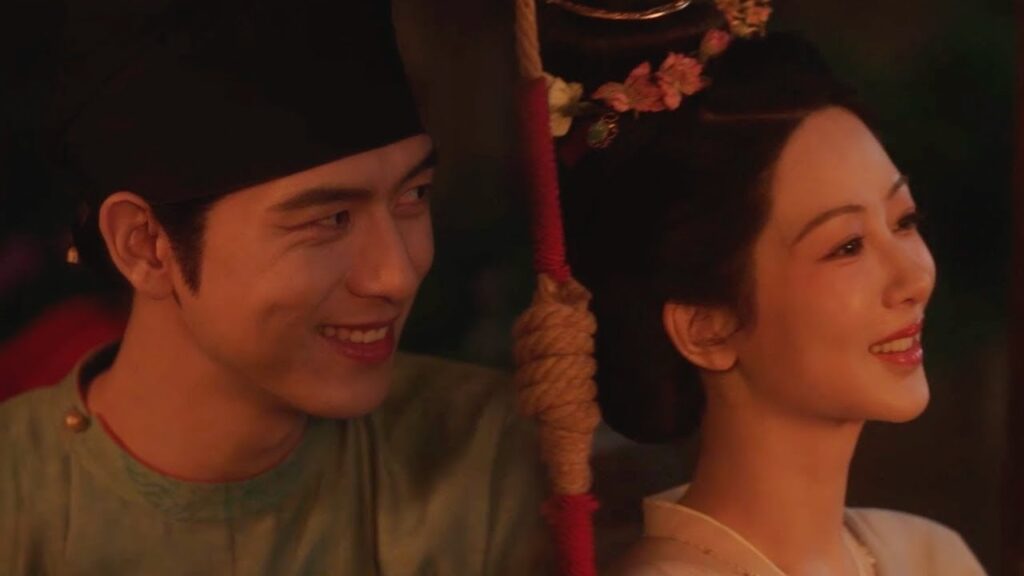 يحزن بفكرة أن زوجته ستنتقل وتهجره تماما ولكن تتغير تعبيرات وجهه برؤيتها أمامه❤️من "ازدهار الفاوانيا"