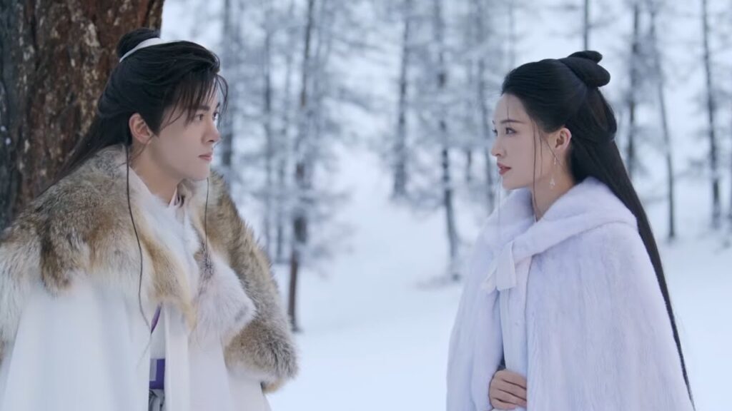 يراها تضحك وهي تخطو على آثار أقدامه فلا يستطع منع نفسه عن النظر إليها❄️مشهد من ليلة ثلجية: حب أبدي يراها تضحك وهي تخطو على آثار أقدامه فلا يستطع منع نفسه عن النظر إليها❄️مشهد من ليلة ثلجية: حب أبدي