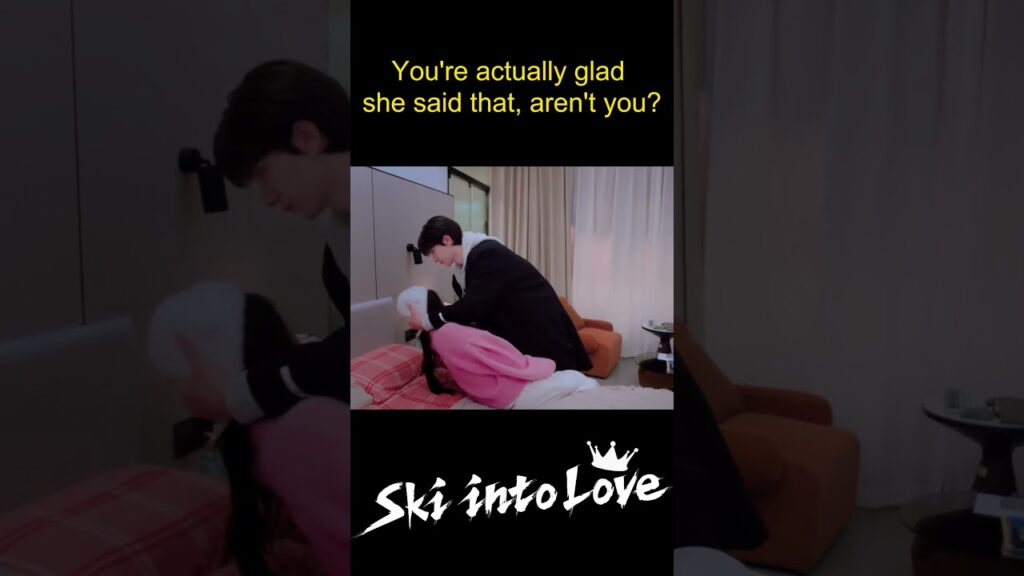 هل تريد البقاء معي الليلة ؟ 💕 #تزلج_بالحب  #YOUKU  #SkiIntoLove #estheryu #LinYi #YuShuxin