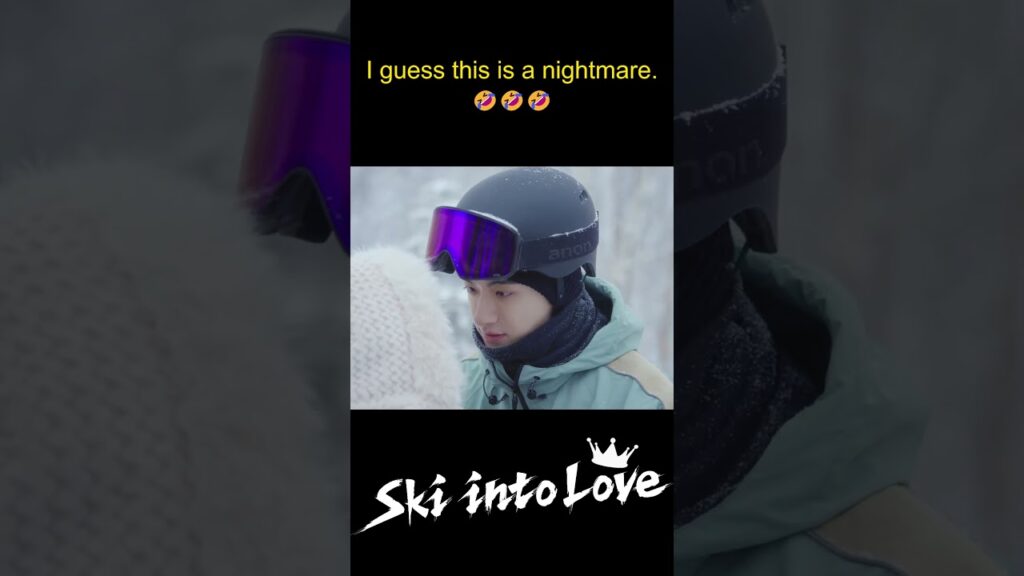 من شدة حبها للمعلم تحلم في عناقه 😆😍 #تزلج_بالحب  #YOUKU  #SkiIntoLove #estheryu #LinYi #YuShuxin
