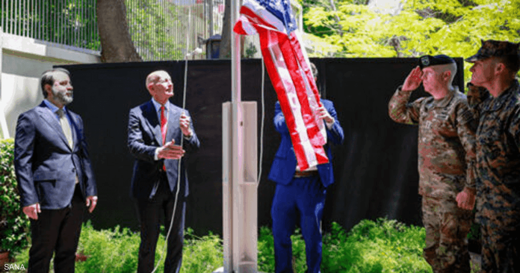 افتتاح دار سكن السفير الأميركي في دمشق افتتاح دار سكن السفير الأميركي في دمشق
