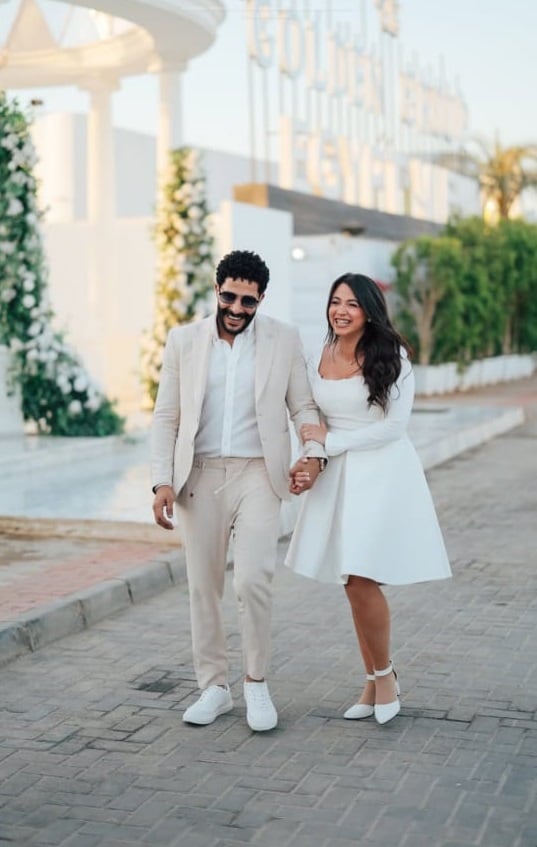 هايدى رفعت ومصطفى منصور