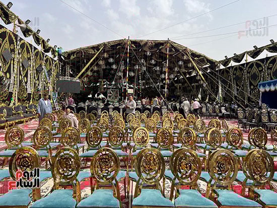 سرادق عزاء لفضيلة الشيخ الراحل السيد سعيد (4)