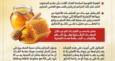 حقيقة تداول عسل نحل مغشوش بالأسواق.. الحكومة توضح "إنفوجراف"
