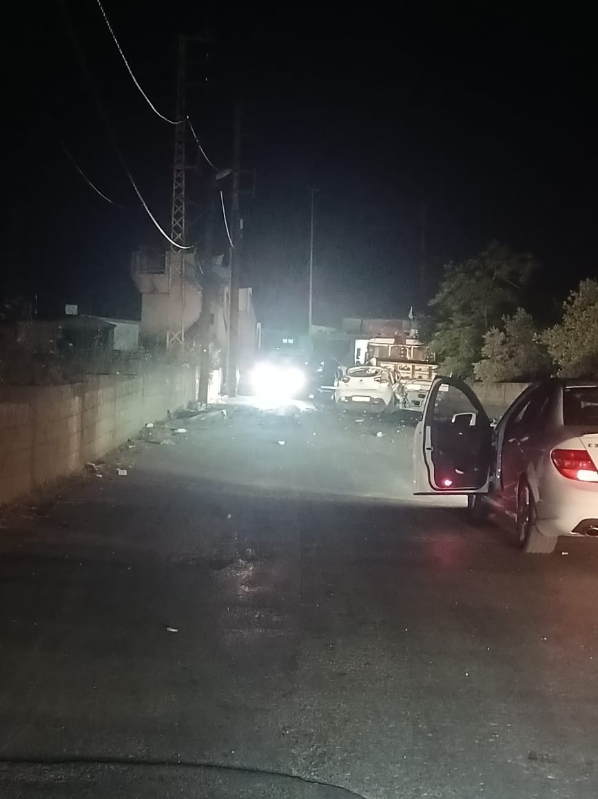 صورة للسيارة المستهدفة (إكس).